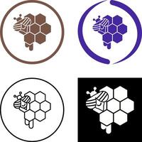Honeycomb Icon Design vector