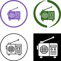 Radio Icon Design vector