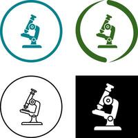 diseño de icono de microscopio vector