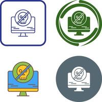 Antivirus Icon Design vector