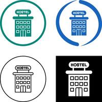 Hostel Icon Design vector