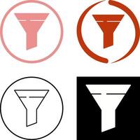Filter Icon Design vector