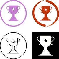 Trophy Icon Design vector