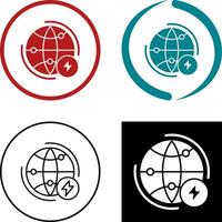 Globe Earth Icon Design vector