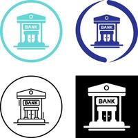 diseño de icono de banco vector