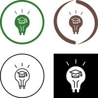 Light Bulb Icon Design vector