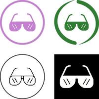 Sun Glasses Icon Design vector