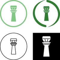 Control Tower Icon Design vector