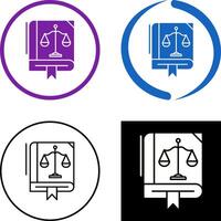 Law Icon Design vector