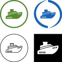 diseño de icono de barco vector