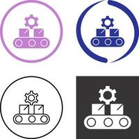 Conveyor Belt Icon Design vector