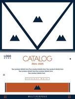 Catalog Template Design vector