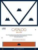 Catalog Template Design vector