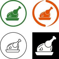 diseño de icono de pollo vector