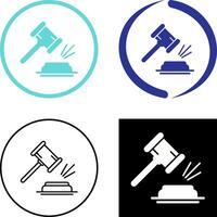 Gavel Icon Design vector