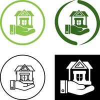 House Protection Icon Design vector