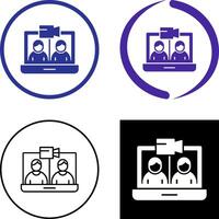 Conference Icon Design vector