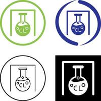 Flask Icon Design vector