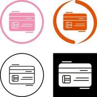 Credit Card Icon Design vector