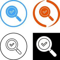 Magnifying Glass Icon Design vector