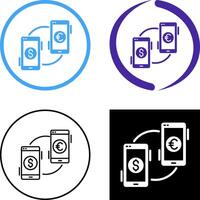 Exchange Icon Design vector