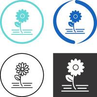 Flowers Icon Design vector