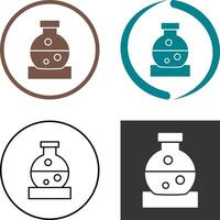 Flask Icon Design vector