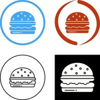 diseño de icono de hamburguesa vector