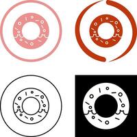 diseño de icono de donut vector