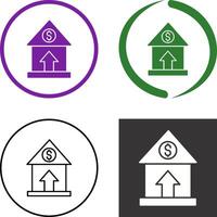 Property Value Icon Design vector