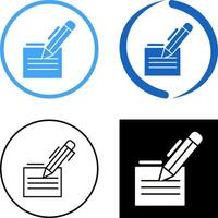 Pen Icon Design vector