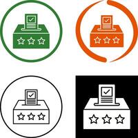 Ballot Icon Design vector