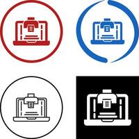 Print Icon Design vector