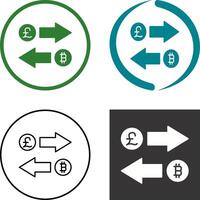 Exchange Icon Design vector