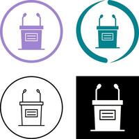 Debate Icon Design vector