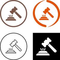 Gavel Icon Design vector