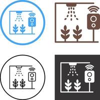 Smart Farm Icon Design vector