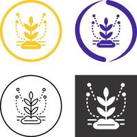 Irrigation System Icon Design vector