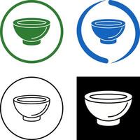 Bowl Icon Design vector