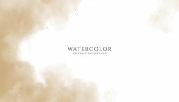 Abstract horizontal watercolor background. Neutral light colored empty space background illustration vector