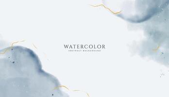 Abstract horizontal watercolor background. Neutral light colored empty space background illustration vector