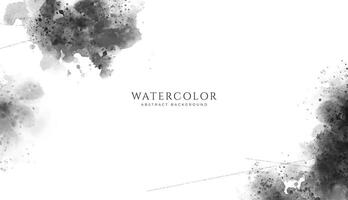 Abstract horizontal watercolor background. Neutral light colored empty space background illustration vector