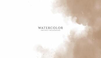 Abstract horizontal watercolor background. Neutral light colored empty space background illustration vector