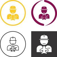 Worker Icon Design vector