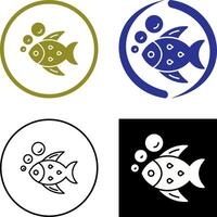 Fish Icon Design vector