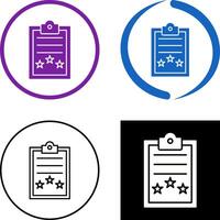 Result Icon Design vector