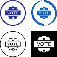 Vote Icon Design vector