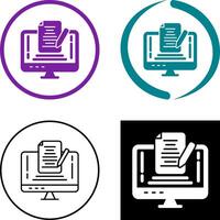 Note Icon Design vector