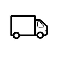 line truck icon illustration vector