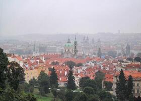 Prague, Czech Republic - 07.29.2014, Panorama of Prague in the Czech Republic photo